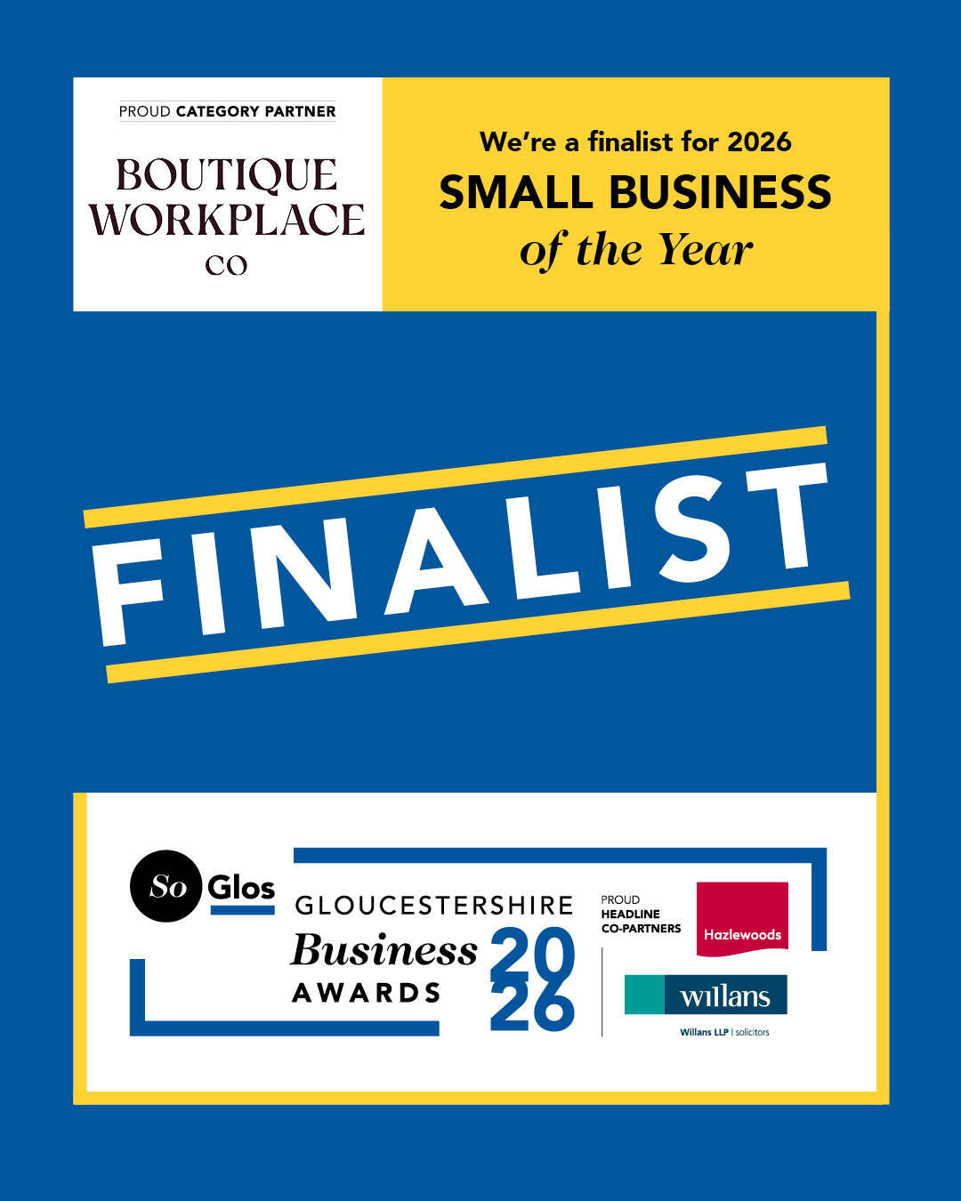Soglos Business Awards 2026 - Small Business of the Year finalist